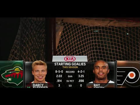 Philadelphia Flyers vs Minnesota Wild. 20 november 2014