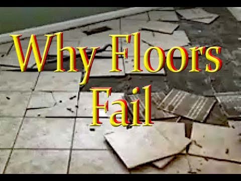 🤔Failed floor on cement Backer boards, why this happens.