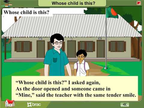 Unit 4-People who make difference-Lesson 3-Whose child is this