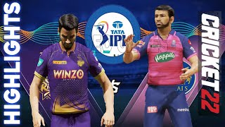 𝗸𝗸𝗿 𝘃𝘀 𝗿𝗿 - Kolkata Knight Riders vs Rajasthan Royals Match Highlights IPL 2022 | IPL 15 Cricket 22