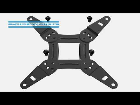 PISF1 Full Motion TV Monitor Wall Mount Bracket for Most 13-42 Inch TVs