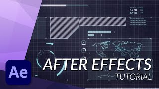 After Effectsで素晴らしい未来的なHUDを作成する方法 - チュートリアル（パート1）