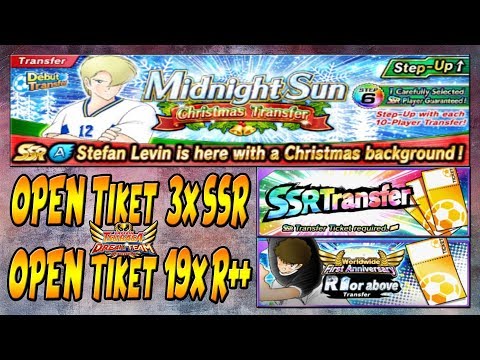 OPEN 3 SSR Tiket + Christmas Transfer 24-12-2018 - Captain Tsubasa Dream Team