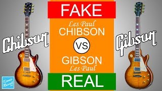 Video thumbnail for Fake Chibson vs Real Gibson (Can You Tell The Difference Between These Two Les Paul Guitars?) by Kennis Russell