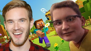 ¨Lets leave, Lets leave this creep¨ Pewdiepie , whelp that didn´t age well - Minecraft with Carson