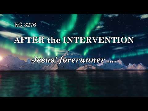JESUS' FORERUNNER ....
