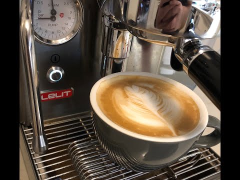 Pulling a shot on Lelit Mara X