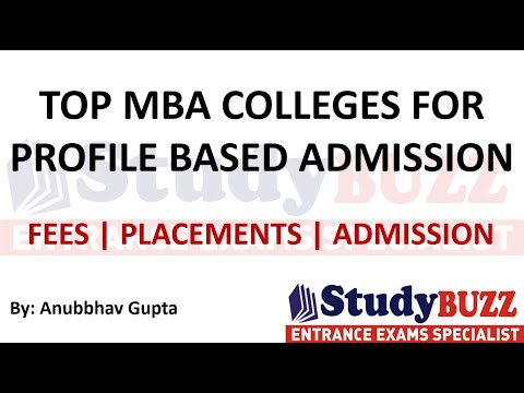 Top MBA colleges for profile based admissions | Fees structure, placements, admission process