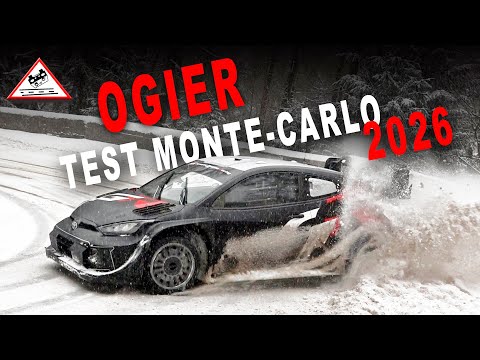 Test Sébastien Ogier Rallye Monte Carlo 2026 | Toyota Yaris GR Rally1 [Passats de canto]