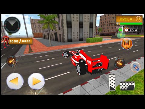 Formula Car Robot Transform - Flying Dragon Robot - Android Gameplay Part 2