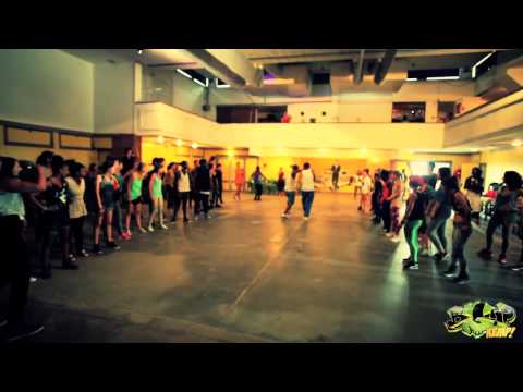 Big Up Kemp Europe 2013. Dancehall workshop by CrazyHype. Aidonia ft. Bounty Killer - Mac 90