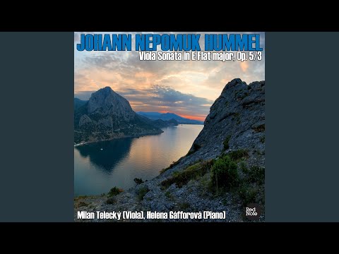 Viola Sonata in E Flat major, Op. 5/3: I. Allegro moderato