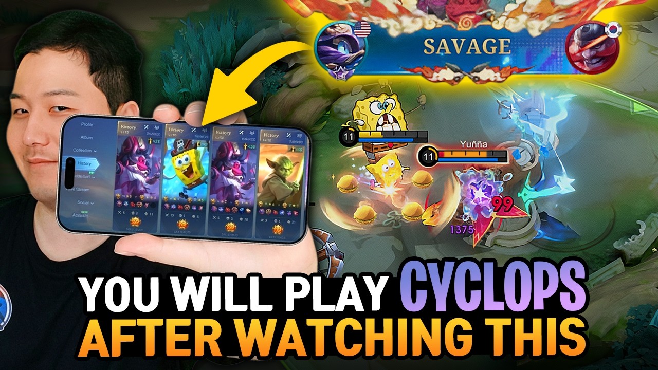 Cyclop is currently a monter now  | Mobile Legends cyclop savage