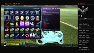 Selling inventory for keys in Rocket League