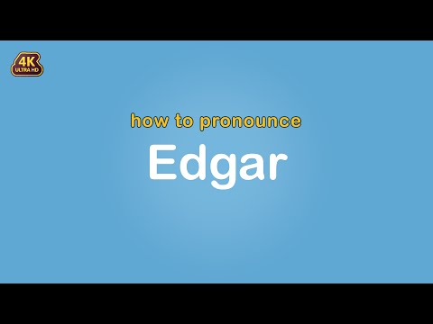 how to pronounce Edgar 【Name】