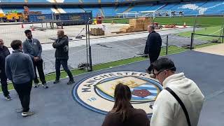 Manchester City FC, Etihad Stadium Tour, Pitch side, Saturday 7th June 2025