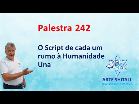 PALESTRA 242 -O Script de cada um rumo à Humanidade Una 27.04.2023