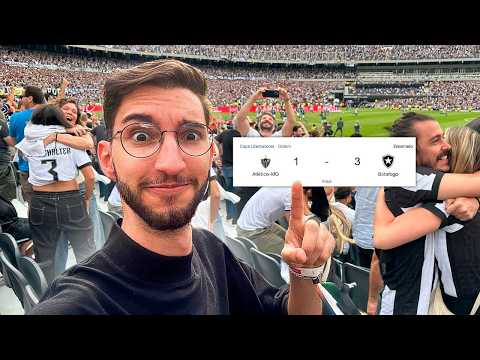 Botafogo 3 x 1 Atlético MG - Fui na FINAL HISTÓRICA da LIBERTADORES DO BOTAFOGO!🏆