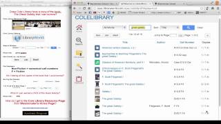 Library World: Cole Library Catalog Tutorial