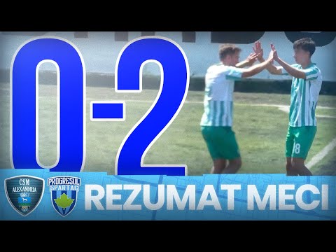 REZUMAT - CSM Alexandria 0-2 Progresul Spartac - LIGA A 3-A - PLAY-OFF - ETAPA A 8-A