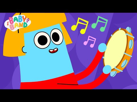 Do the Tambourine SHAKE! | Sing-along Song for Kids | BABY BAND