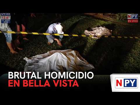 Brutal homicidio en Bella Vista