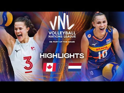 Canada 🇨🇦 vs. Netherlands 🇳🇱 - Highlights | Week 1 | Women's VNL 2025