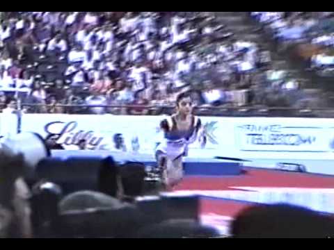 3rd Team ROM Vanda Hadarean V1 - 1991 World Gymnastics Championships 9.850