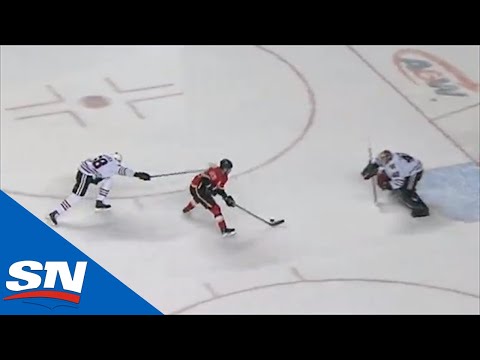 Vidéo: Sam Bennett dans le VISEUR de Marc Bergevin....