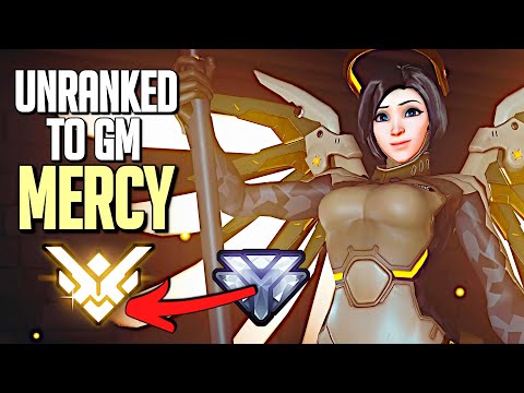 0 Deaths in Diamond! 💎 MERCY Unranked to GM - EP7 (Overwatch)