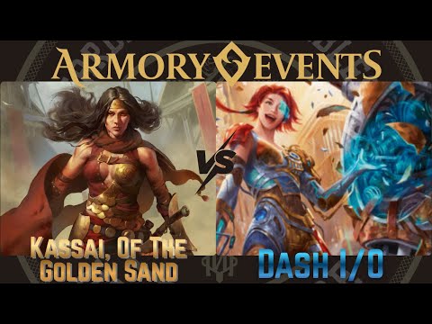 Flesh and Blood | Armory CC Finals | Kassai of the Golden Sand vs Dash I/O