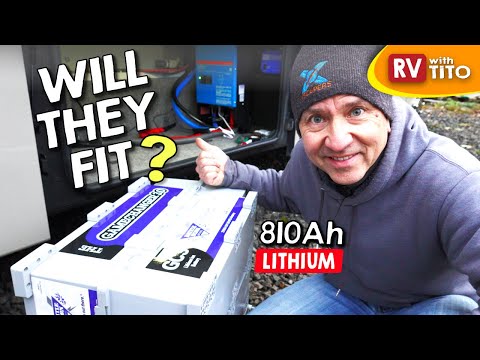 800Ah Lithium Battery Install | Battleborn GC3 | RV With Tito DIY