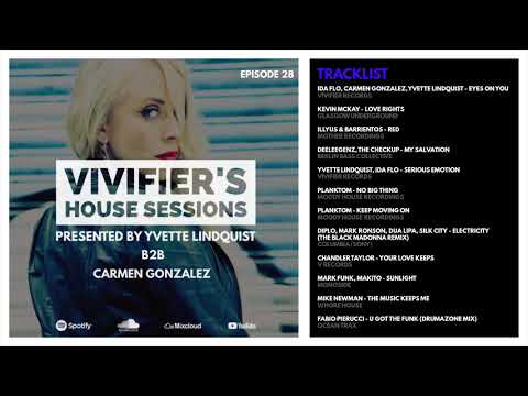 Vivifier's House Sessions [Episode 28] Presented by Yvette Lindquist b2b Carmen Gonzalez