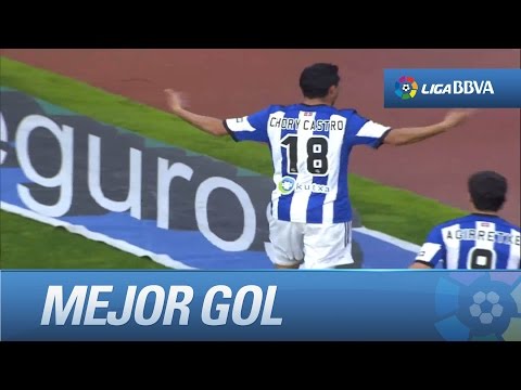 Chory Castro marca el golazo de la jornada en el Real Sociedad - Deportivo de la coruña