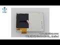 LS037V7DW01 3.7 inch 480(RGB)×640 Sharp LCD Panel 65×89.2×6.4 mm Outline