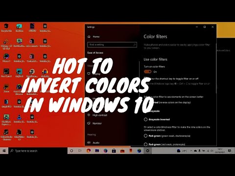How To Invert Colors In Windows 10 PC in 2021 | LATEST