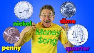 The Money Song | Penny, Nickel, Dime, Quarter | Jack Hartmann