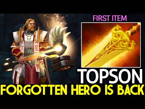 TOPSON [Omniknight] Forgotten Hero is Back with First Item Radiance Dota 2