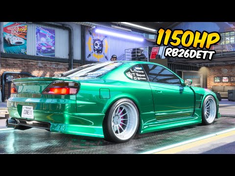 Need for Speed Heat Gameplay - 1150HP+ NISSAN SILVIA SPEC-R AERO Customization | Max Build 400+