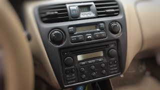 2000 Honda Accord Radio Removal