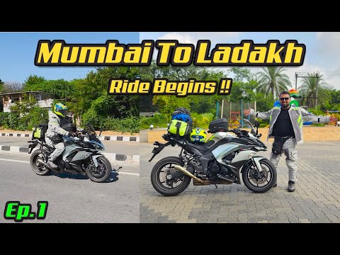FINALLY RIDE BEGINS- MUMBAI TO LADAKH ON MY SUPERBIKE - 6000Kms Dream Ride | Mumbai To Udaipur 🔥
