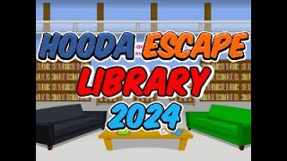 Hooda Escape Library 2024 - Walkthrough / Hints / Cheats