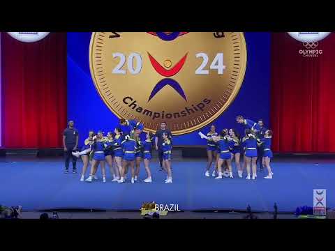 Team Brazil All Girl Elite ICU World Cheerleading Championship 2024 Semi Finals