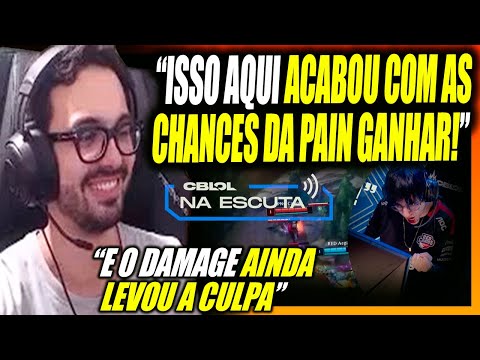 MYLON REAGINDO AO NA ESCUTA DA FINAL DO CBLOL (RED x PAIN)