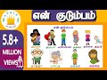 Learn My Family Members In Tamil For Kids And Children