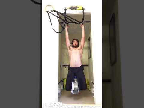 Weighted pull ups - dips - push ups - lockdown work out