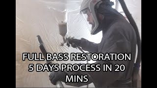 Video thumbnail for Full Vintage 60's Bass Guitar  Restoration 5 days of work in  20 mins by Mateusz Piotrowski