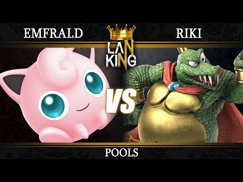 Smash Weekly #23 - Pools - Emfrald (JigglyPuff, Mewtwo) vs Riki (King K. Rool, Fox)