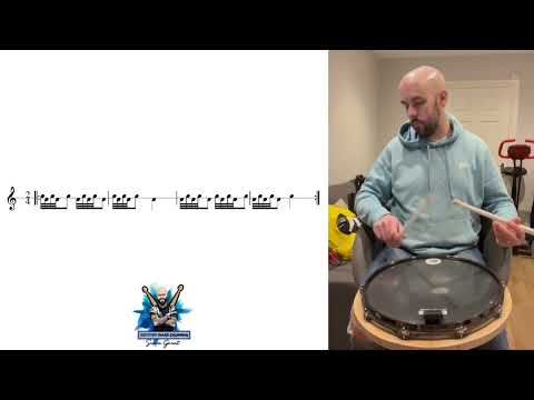 3. Single Stroke Development 1 - SCQF Level 4 Snare Drumming Exercises