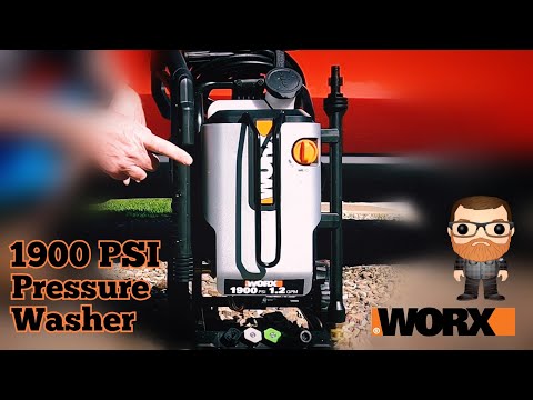 Worx 1900 psi Pressure Washer (WG606) Review #worx #pressurewasher